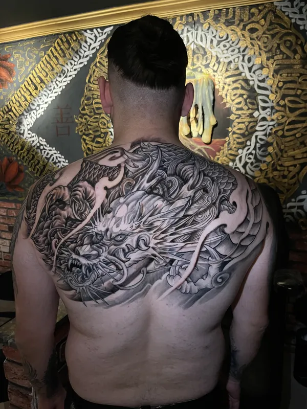 Didim dövme çalışması 1 — Feniks Tattoo